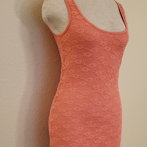 Muddy orange lace dress M - Picture 2 of 4